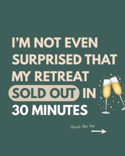 🍾We're sold out! Join the retreat waitlist here👉🏼 @kate_kurdziej