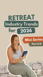 🚀Retreat Industry trends for 2026- make sure you check out the whole series on my page @kate_kurdziej  Today we explore how to use AI to your advantage as a retreat host 🤖  #retreatconsultant #retreatmarketing #retreathost #retreatindustry #businesstrategy