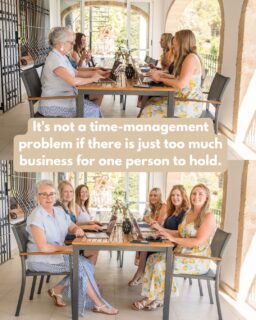 It's not a time-management problem if there is just too much business for one person to hold.  I speak to a lot of established business owners who are convinced they need to become more organised.  A better diary.  More time blocking.  A new project-management system.  Perhaps another VA to finally get on top of everything.  And sometimes those things genuinely help.  But there comes a point where we have to stop trying to make the founder more efficient and look at what the business is actually asking her to hold.  How many offers are you delivering?  How much client work still needs you personally?  How many decisions come back to you?  How often does your team need your input before something can move forward?  How many things are technically delegated but still require you to check, approve or fix them?  Because you can organise your diary beautifully and still have too much in it.  And I think this matters particularly for women whose businesses are doing well.  When the clients are there and the revenue is healthy, it’s very easy to assume you're the problem because you somehow can’t keep on top of the business you created.  Maybe you don’t need to get better at managing everything- maybe there are just things you shouldn’t be managing anymore.  That’s a business-design conversation, not a question of "productivity".  Save this for the next time you find yourself downloading another productivity app.