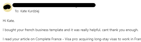 french entrepreneur visa business plan