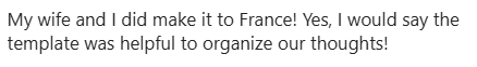 French visa business plan