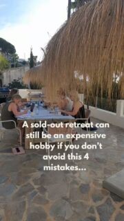 A sold-out retreat can still be an expensive hobby.  You can have a beautiful villa, gorgeous food, brilliant guest feedback and every room filled- and still discover there’s remarkably little money left once everybody has gone home.  Because selling all the places doesn’t automatically make a retreat commercially successful.  When I’m looking at whether a retreat actually works as a business model, I’m thinking about much more than whether people want to come.  Pricing: Have you priced based on the actual cost of delivering the experience- and included a proper margin- rather than looking at what everybody else seems to charge?  Capacity: How many guests can you realistically serve without compromising the experience, and does that number make the model financially viable?  Guest experience: Where is it worth spending money because it actually changes how somebody experiences the retreat- and where are you adding expensive things just because retreats are apparently supposed to have them?  Operations: How much time, admin, coordination and responsibility sits behind those lovely photographs of everyone drinking coffee beside the pool?  And then there’s the question I think gets missed most often:  What job does this retreat actually DO in your wider business?  Is the retreat itself designed to generate profit? Does it lead naturally into another part of your business? Is it strengthening your positioning? Are people returning? Does the amount of work involved make commercial sense for what it creates?  I love creating an exceptional experience for guests.  But I’m also running a business.  And I don’t think those two things are in conflict. In fact, the best retreats understand both.  Save this if running a retreat is somewhere in your future. And if you’re interested in both sides of retreats- the experience guests see and the commercial mechanics happening behind it- join Behind the Retreat through the link in my bio.