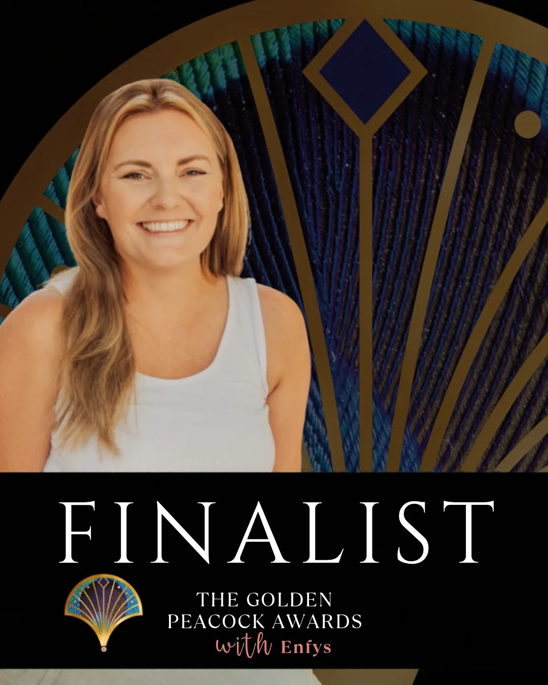 I’m delighted to be a Golden Peacock Awards 2026 FINALIST!🏆  Founded by Enfys Maloney in 2023, these prestigious awards celebrate the achievement, ambition and contribution of British small business owners. This year’s shortlist was selected by judges Debbie Gilbert and Sandra Garlick MBE.  I’m proud to have my work recognised and look forward to joining fellow finalists at The End of Year Extravaganza in Bedford on 20th November.  Congratulations to everyone shortlisted!