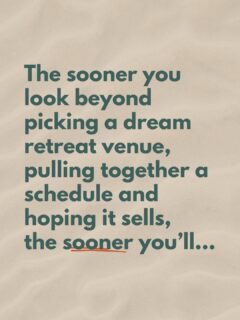 Hit follow if you're plotting your retreat in private, but you want to bring it PUBLICCCCC✨  #retreatmarketing #retreatconsultant #retreatstrategist #retreatplanning #retreatsinspain
