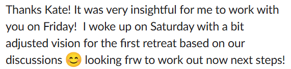 retreat consultant