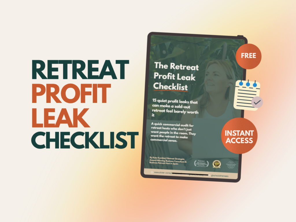 retreat profit leak checklist
