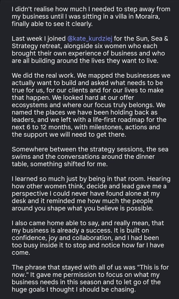 Best business retreat