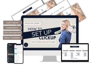 Clickup setup course for online service providers